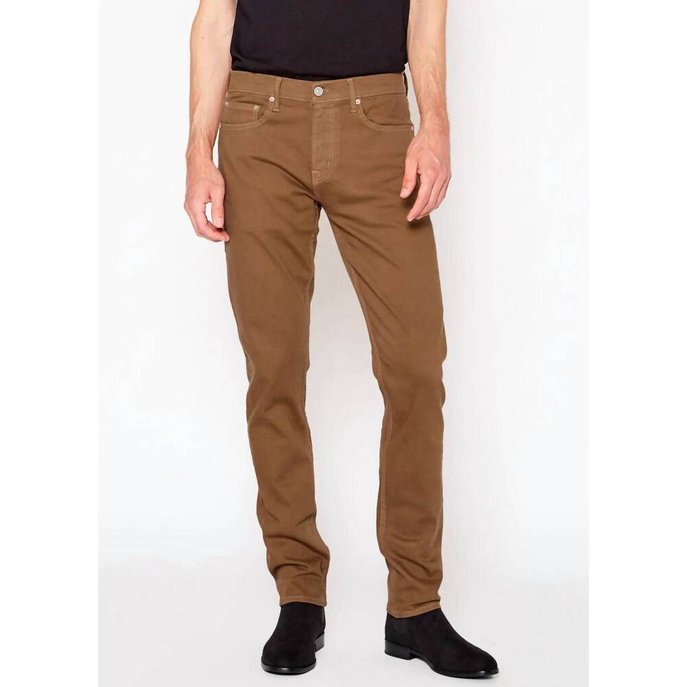 NEW NOEND chad brooklyn stretch slim fit jeans in oak